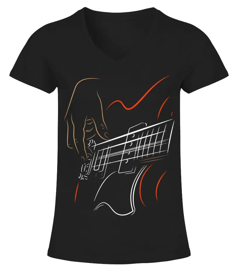 Gutiar playing 11 Camiseta cuello pico Mujer