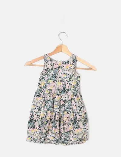 H&M Vestido mini estampado floral multicolor