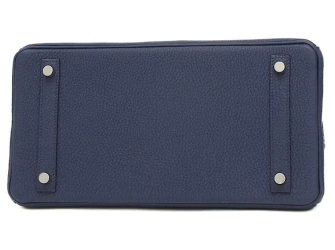 Hermès Birkin 30 Azul marino 