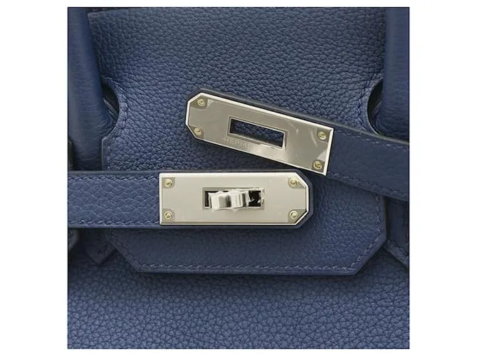 Hermès Birkin 30 Azul marino 