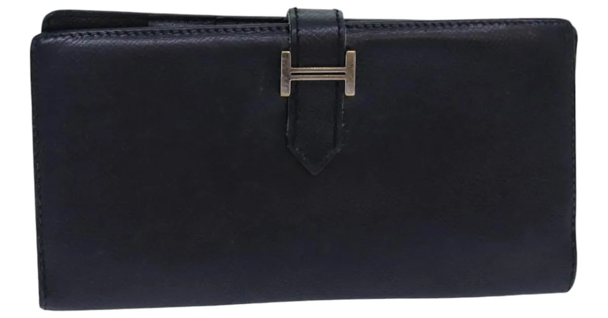 Hermès Béarn Negro 