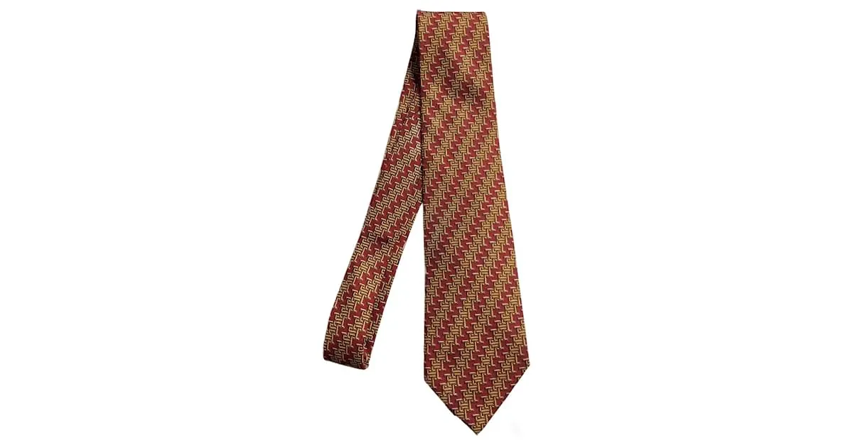 Hermès Corbatas Multicolor 