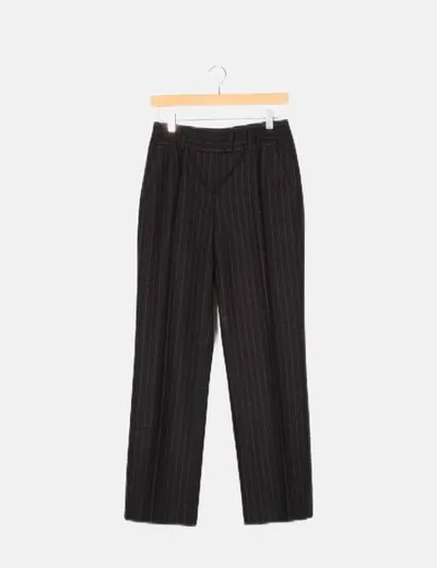 Iceberg Pantalón negro con rayas