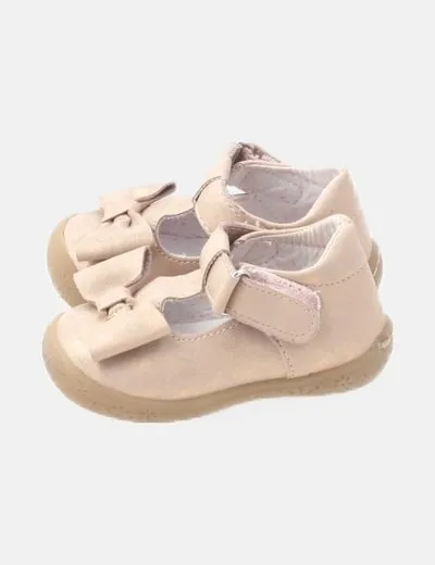 Inextenso Zapato rosa detalle velcro