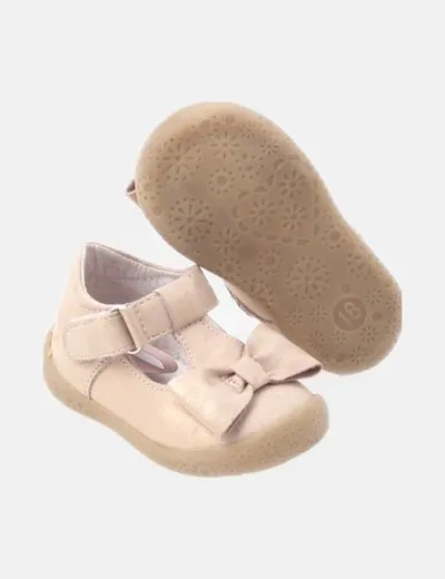 Inextenso Zapato rosa detalle velcro