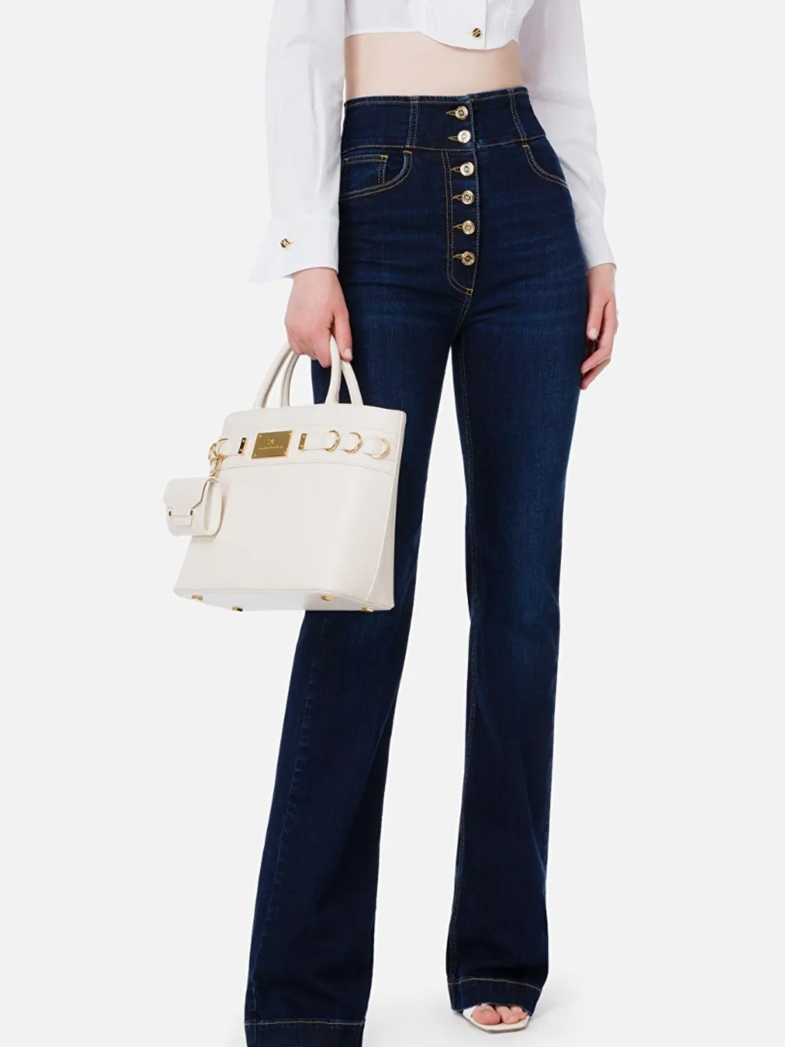 JEANS BOTONADURA ALTA ELISABETTA FRANCHI