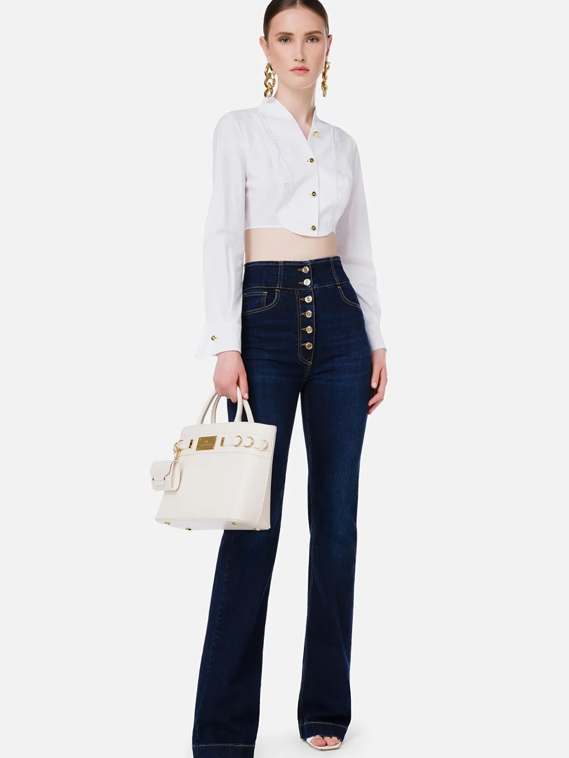 JEANS BOTONADURA ALTA ELISABETTA FRANCHI
