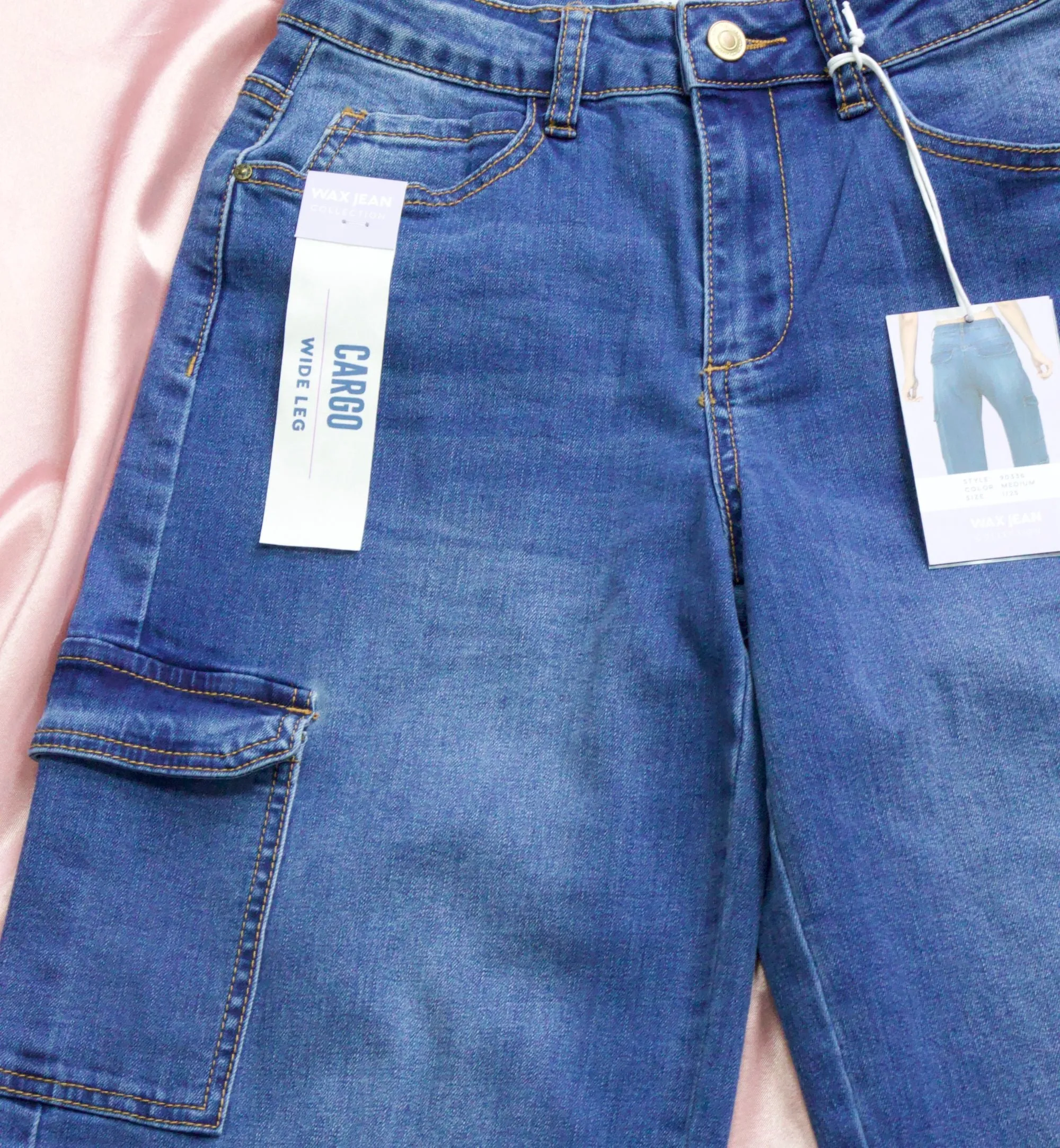 JEANS TIPO CARGO Y WIDE LEG 90336