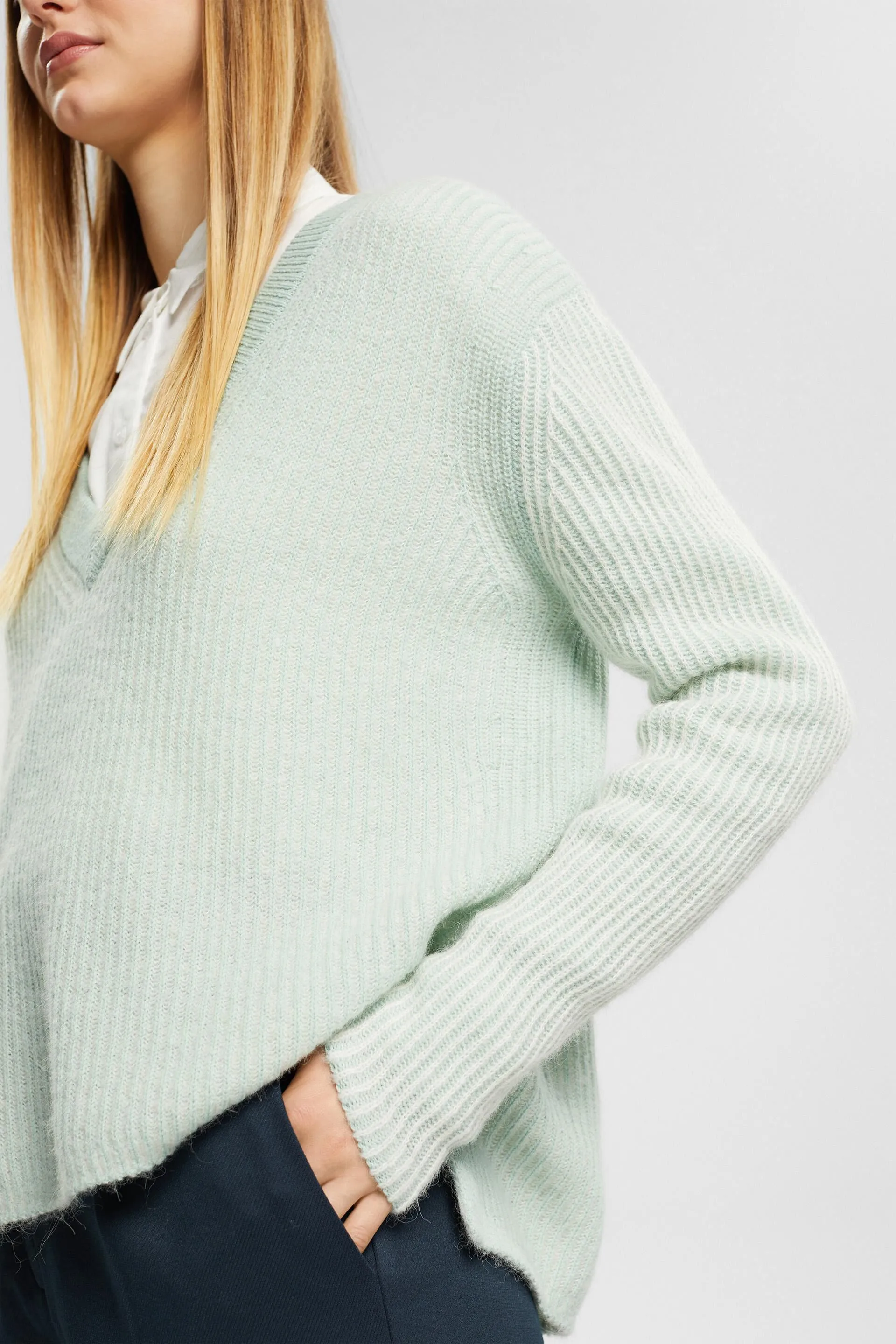 Jersey bicolor con alpaca