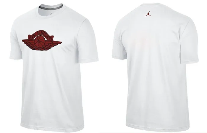 Jordan Camiseta Wings Logo (100/blanco/rojo)