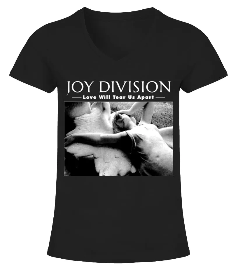 Joy Division BK (37) Camiseta cuello pico Mujer