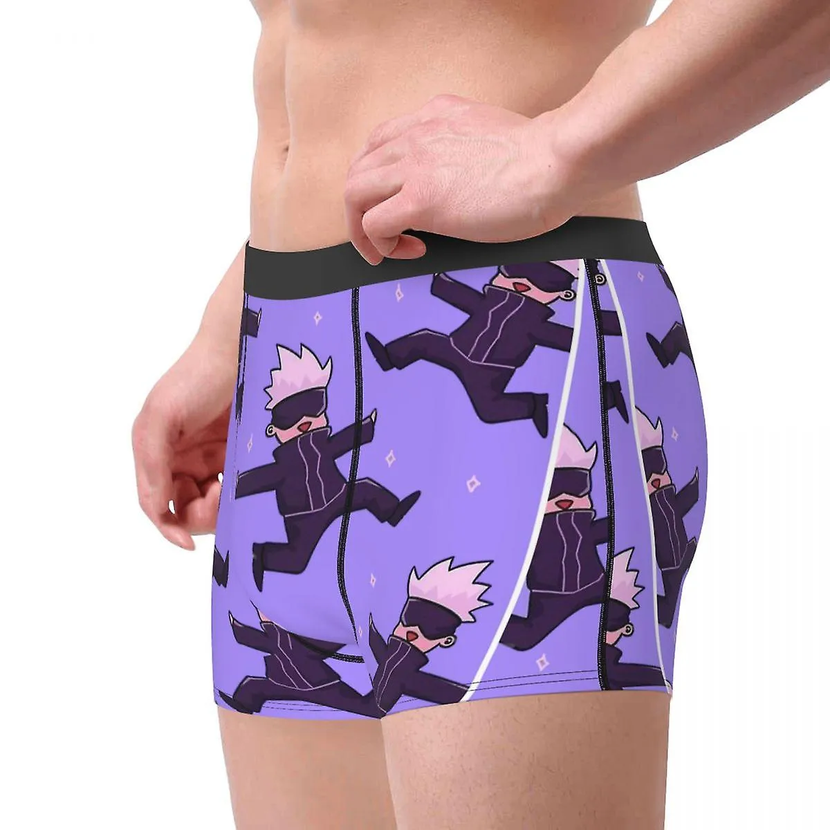 Jujutsu Kaisen Adventure Anime Gojo Lindo Calzoncillos Homme Bragas Hombre Ropa Interior Sexy Shorts Boxer Briefs