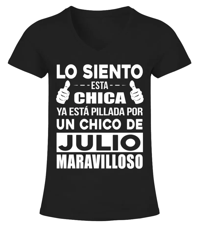 JULIO CHICO Camiseta cuello pico Mujer