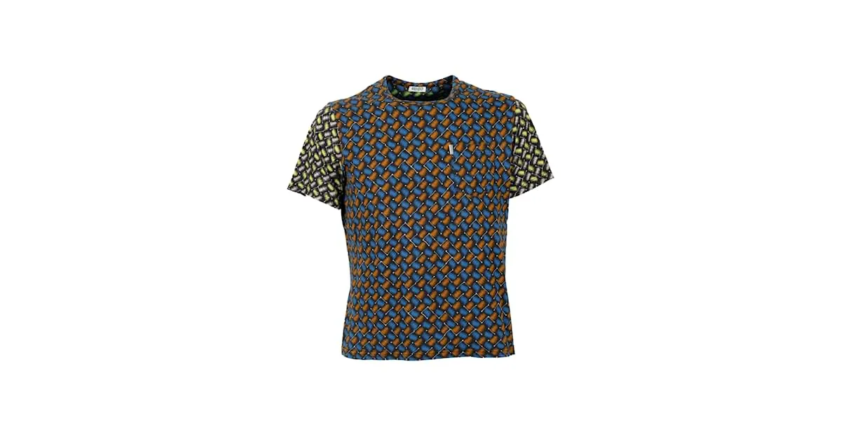 Kenzo Camiseta Abstracta Multicolor 