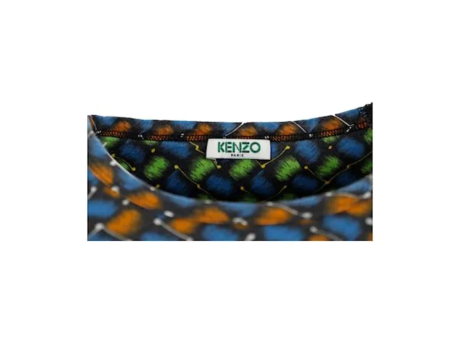 Kenzo Camiseta Abstracta Multicolor 