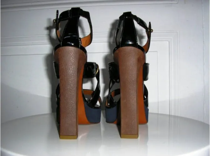 Lanvin Sandalias Negro 