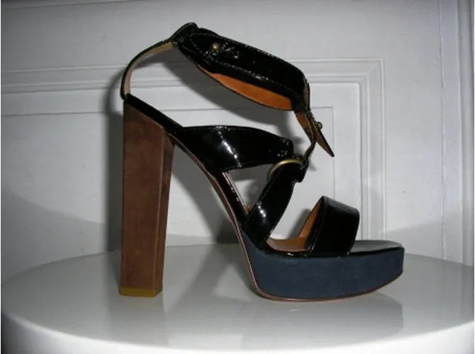 Lanvin Sandalias Negro 