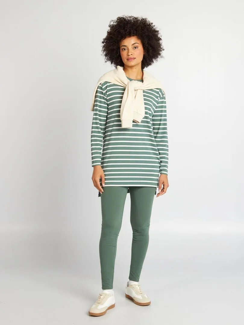 LEGGING BáSICO LARGO  VERDE