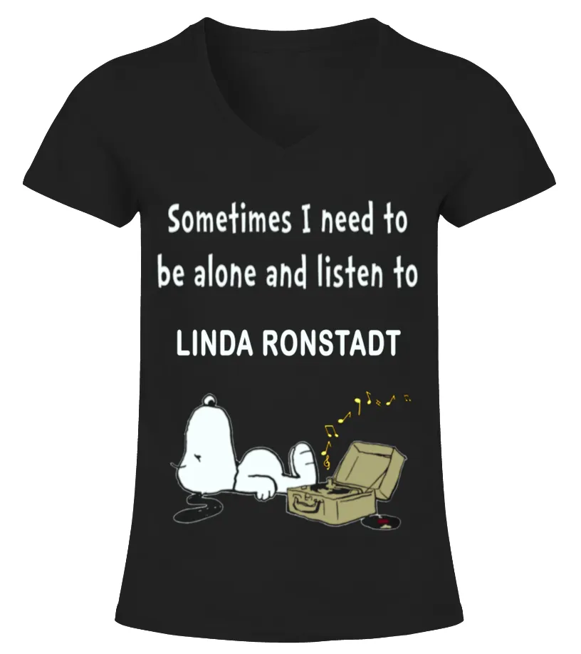 Linda Ronstadt Camiseta cuello pico Mujer