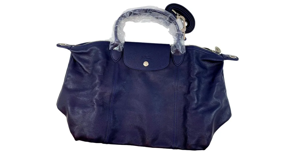 Longchamp plegable Azul marino 