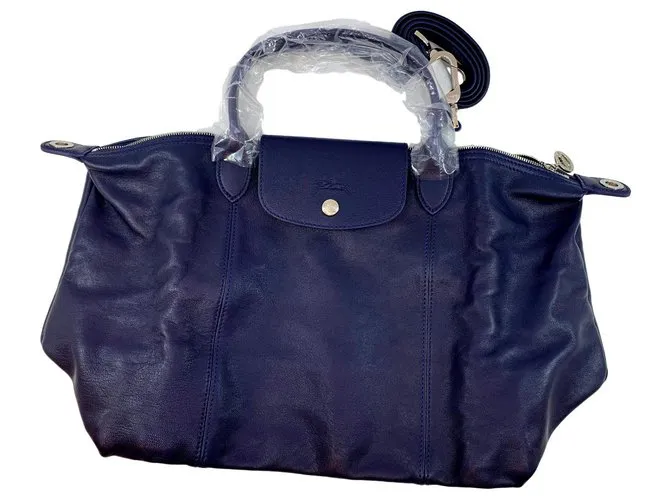 Longchamp plegable Azul marino 