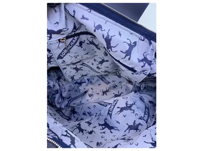 Longchamp plegable Azul marino 