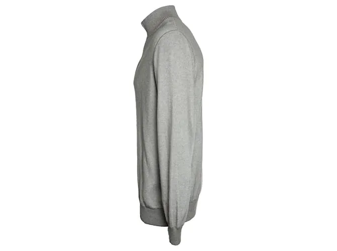 LORO PIANA, Tirador de cremallera en gris 