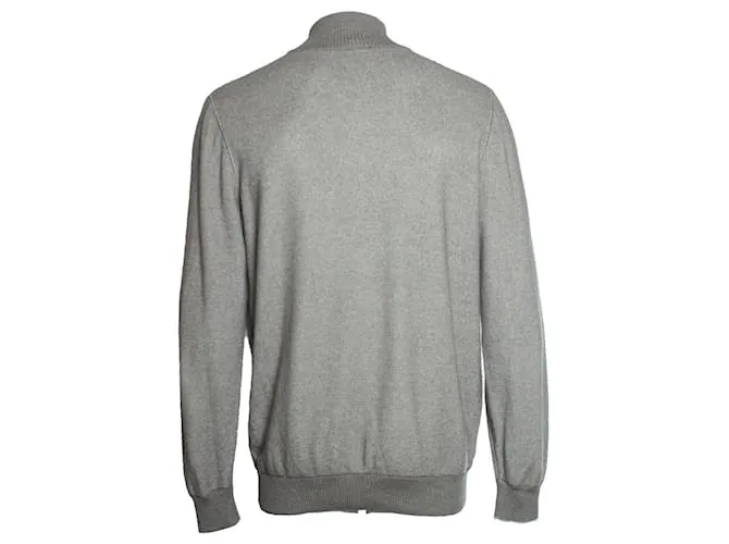 LORO PIANA, Tirador de cremallera en gris 