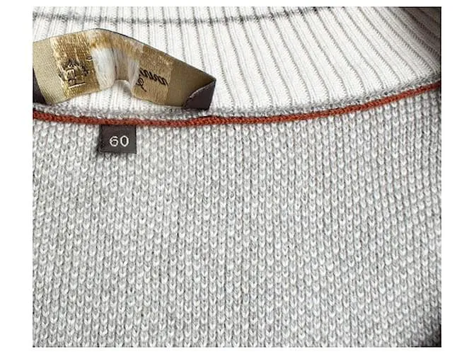 LORO PIANA, Tirador de cremallera en gris 