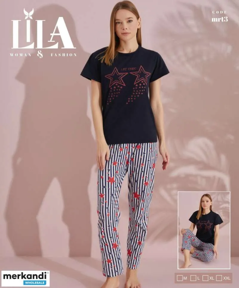 Los pijamas de manga corta para mujer con calidad premium ofrecen una amplia gama de opciones de color y estilo para su comodida