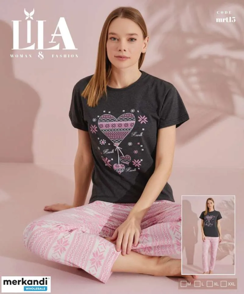 Los pijamas de manga corta para mujer con calidad premium ofrecen una amplia gama de opciones de color y estilo para su comodida