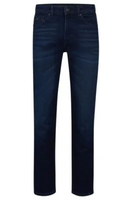 Maine Vaqueros regular fit en cómodo denim elástico azul oscuro