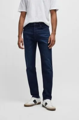 Maine Vaqueros regular fit en cómodo denim elástico azul oscuro