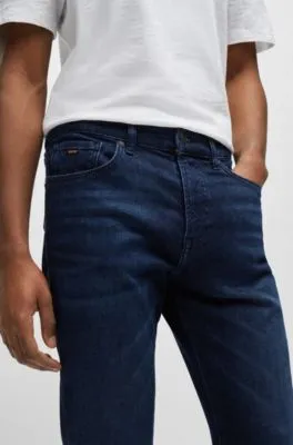 Maine Vaqueros regular fit en cómodo denim elástico azul oscuro