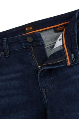 Maine Vaqueros regular fit en cómodo denim elástico azul oscuro