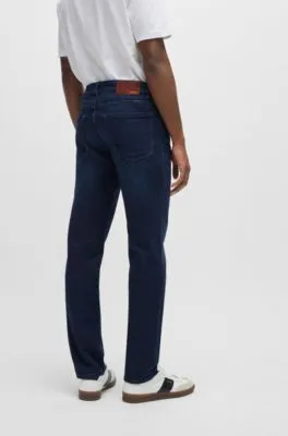 Maine Vaqueros regular fit en cómodo denim elástico azul oscuro