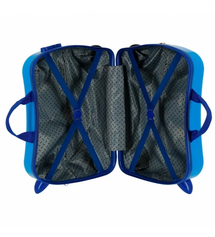 MALETA INFANTIL LA PATRULLA CANINA AZUL 38X50X20CM