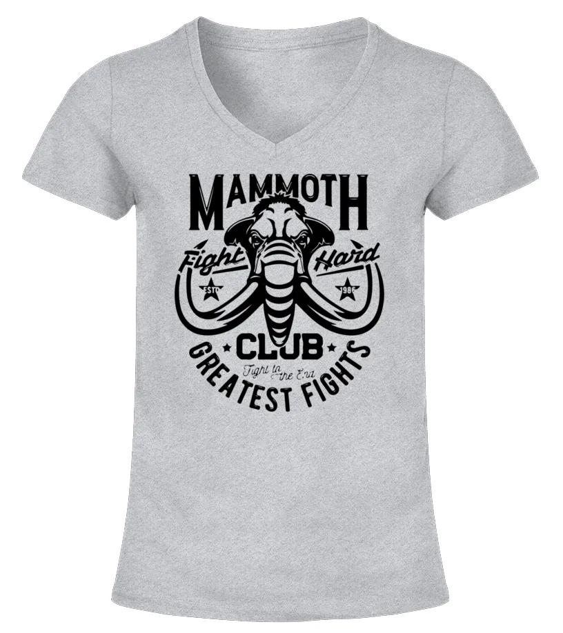 Mammoth Club Merch Camiseta cuello pico Mujer