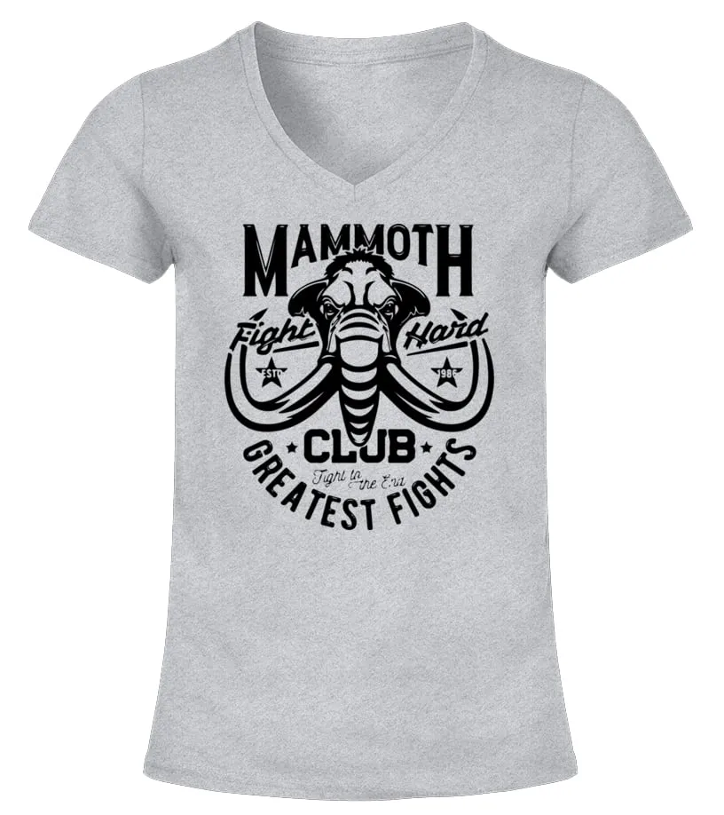 Mammoth Club Merch Camiseta cuello pico Mujer