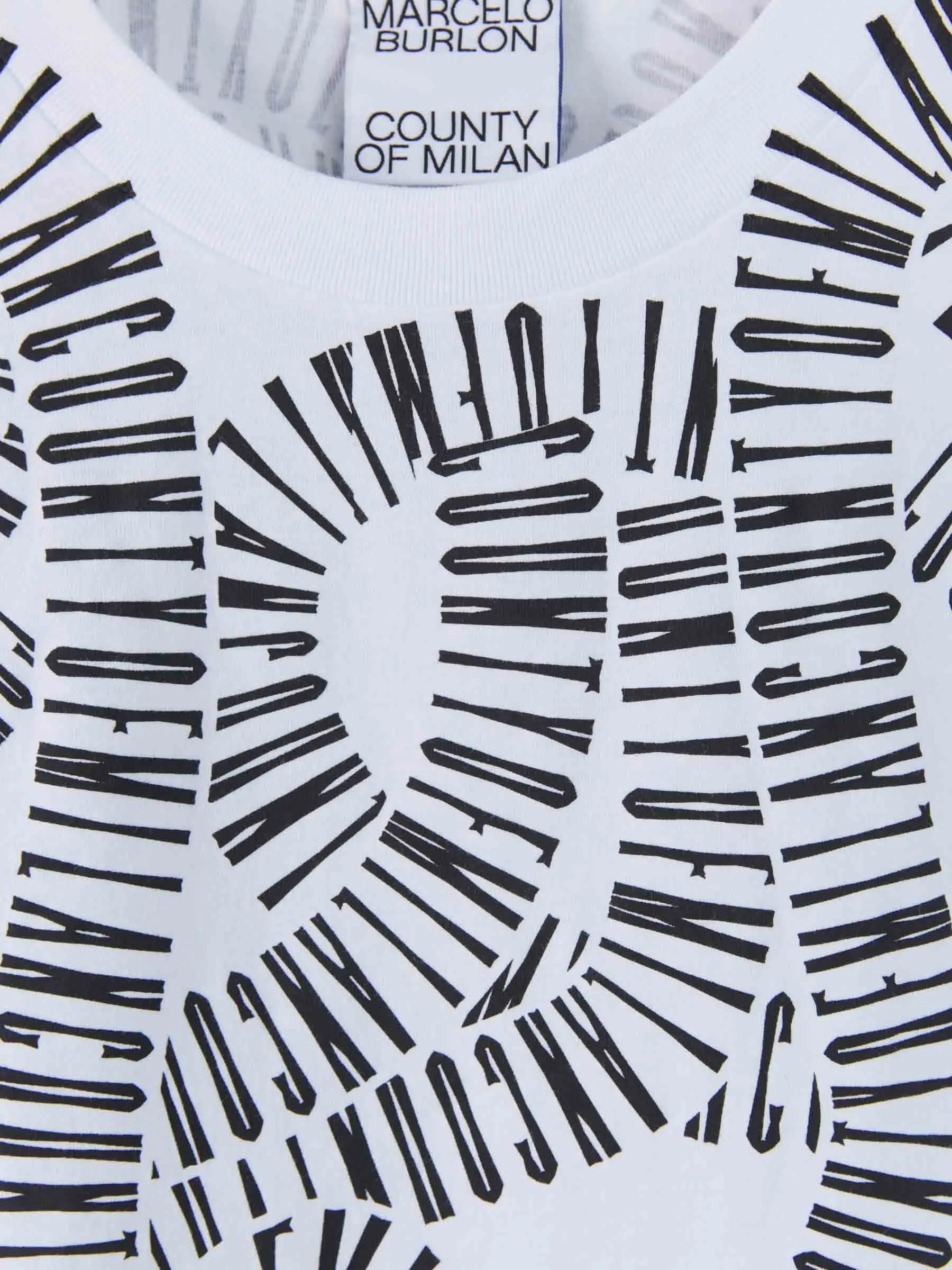 Marcelo Burlon Camiseta Efecto Domino