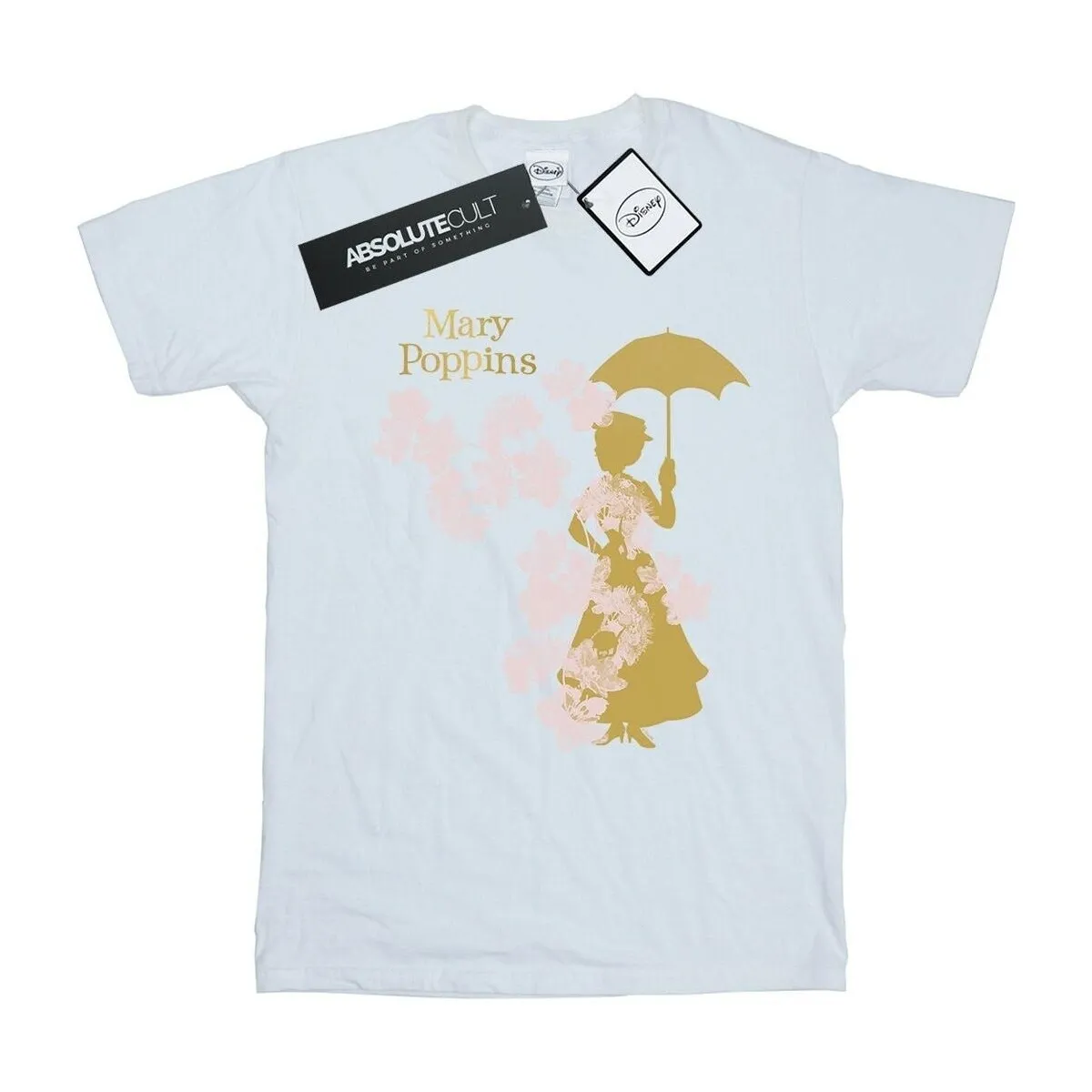 Mary Poppins Floral Silhouette