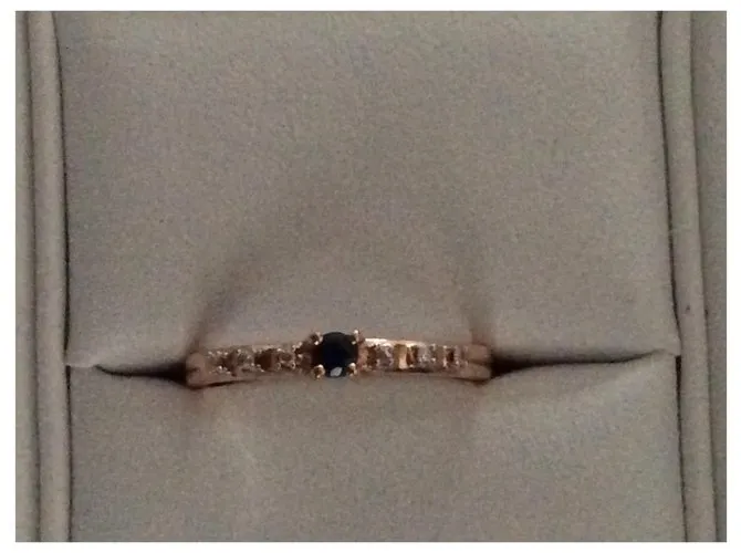 Mauboussin Anillo cápsula Emotion Azul marino 