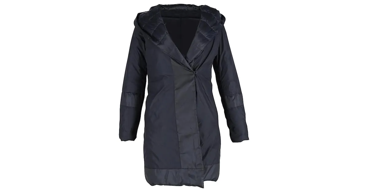 Max Mara Acolchado Nylon Azul Marino 