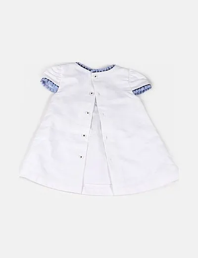 Mayoral vestido blanco detalle