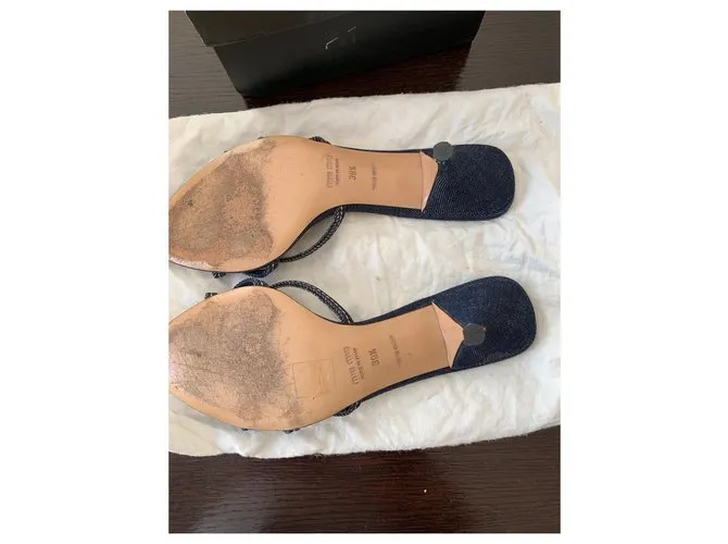 Miu Miu Sandalias Azul marino 