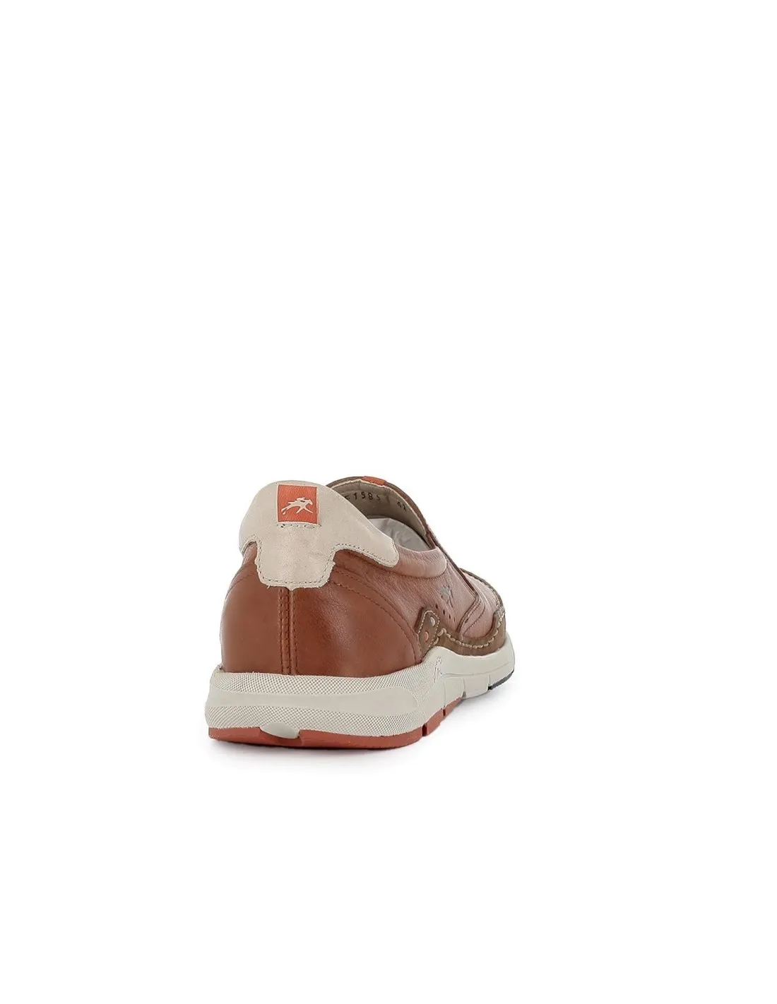 Mocasin elastico de diario piel combi hombre cuero Fluchos
