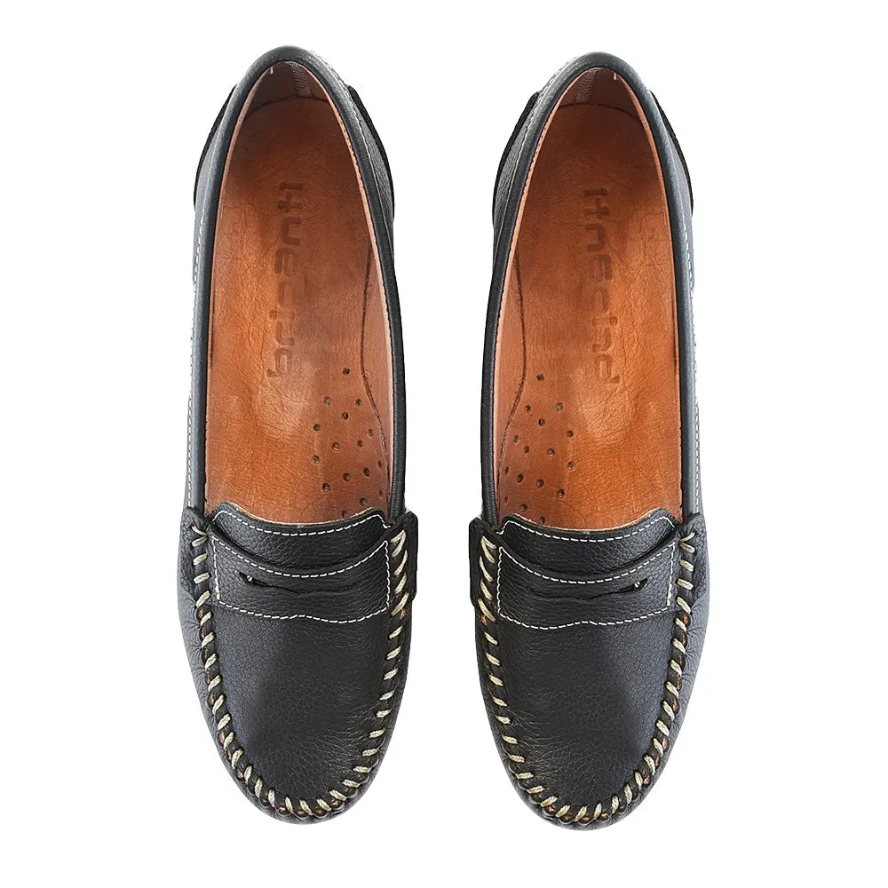 MOCASIN ROSARIO NEGRO