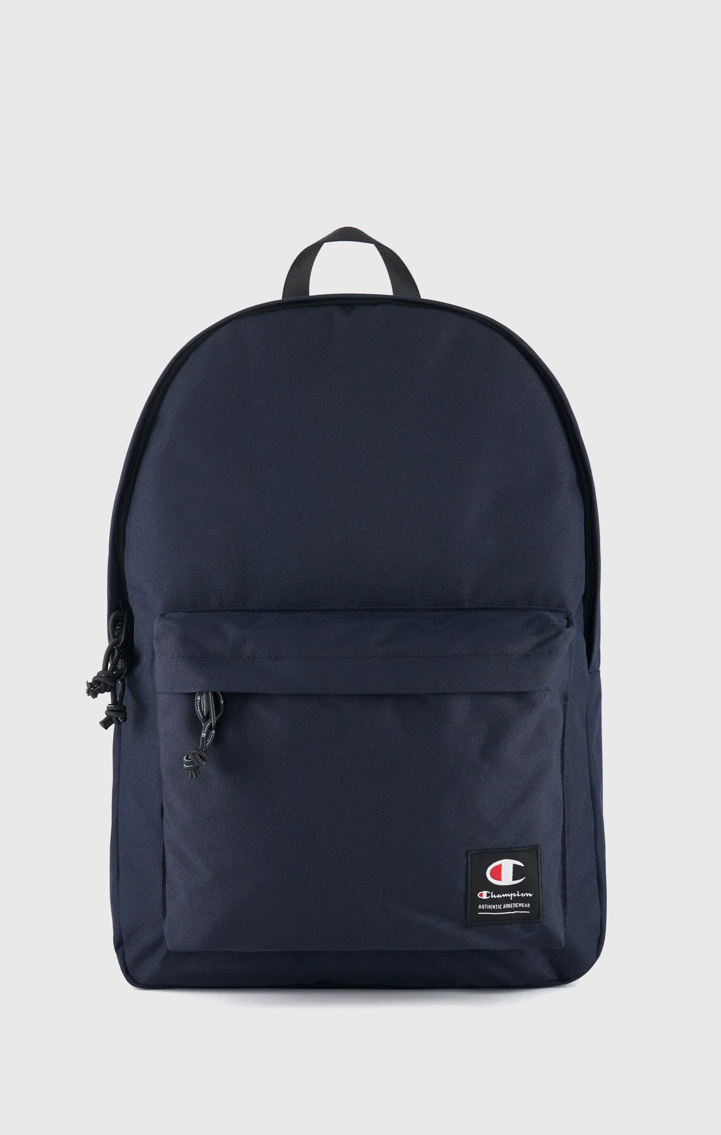 Mochila clásica con etiqueta de jacquard