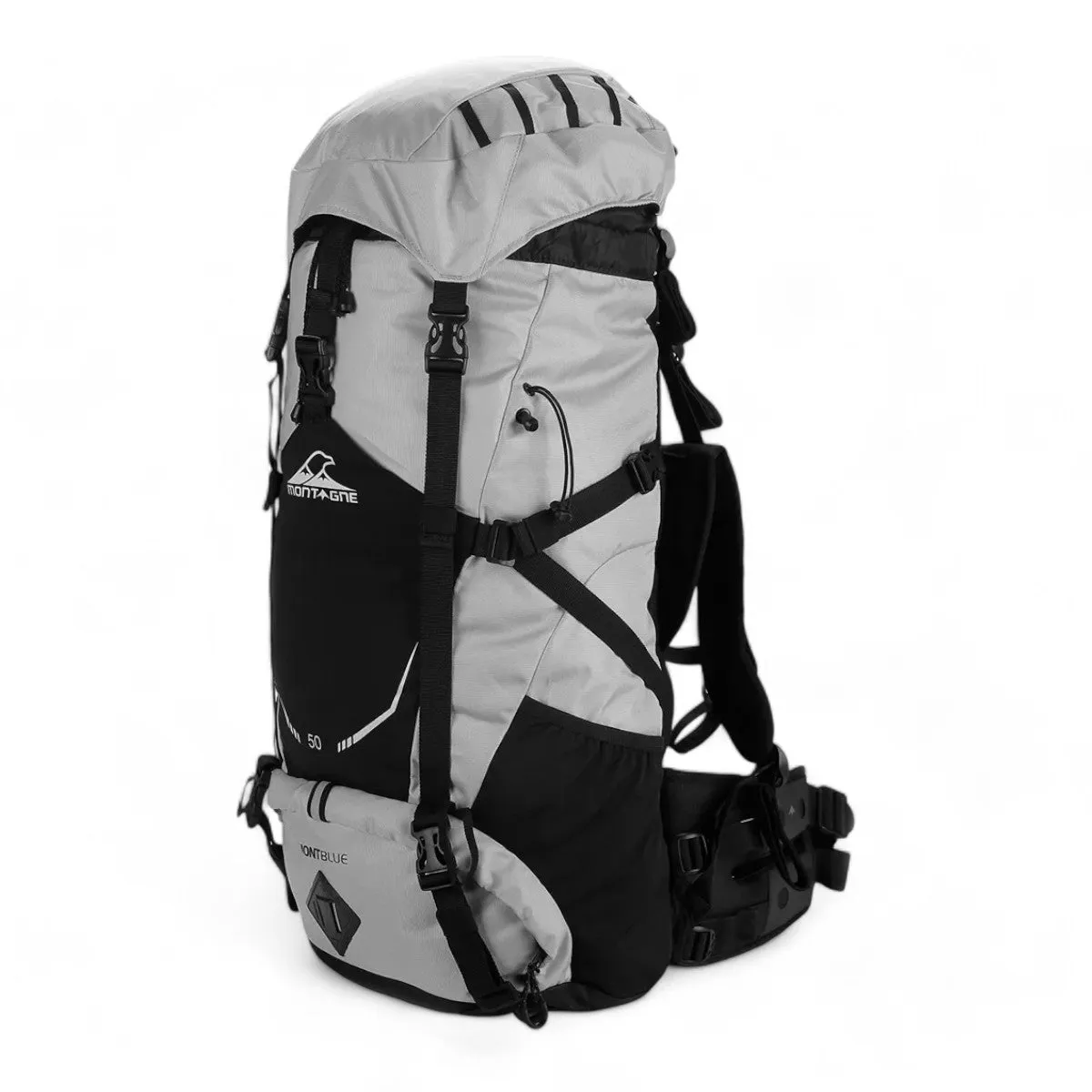 Mochila Montagne Mont Blue Neo Gris Negro