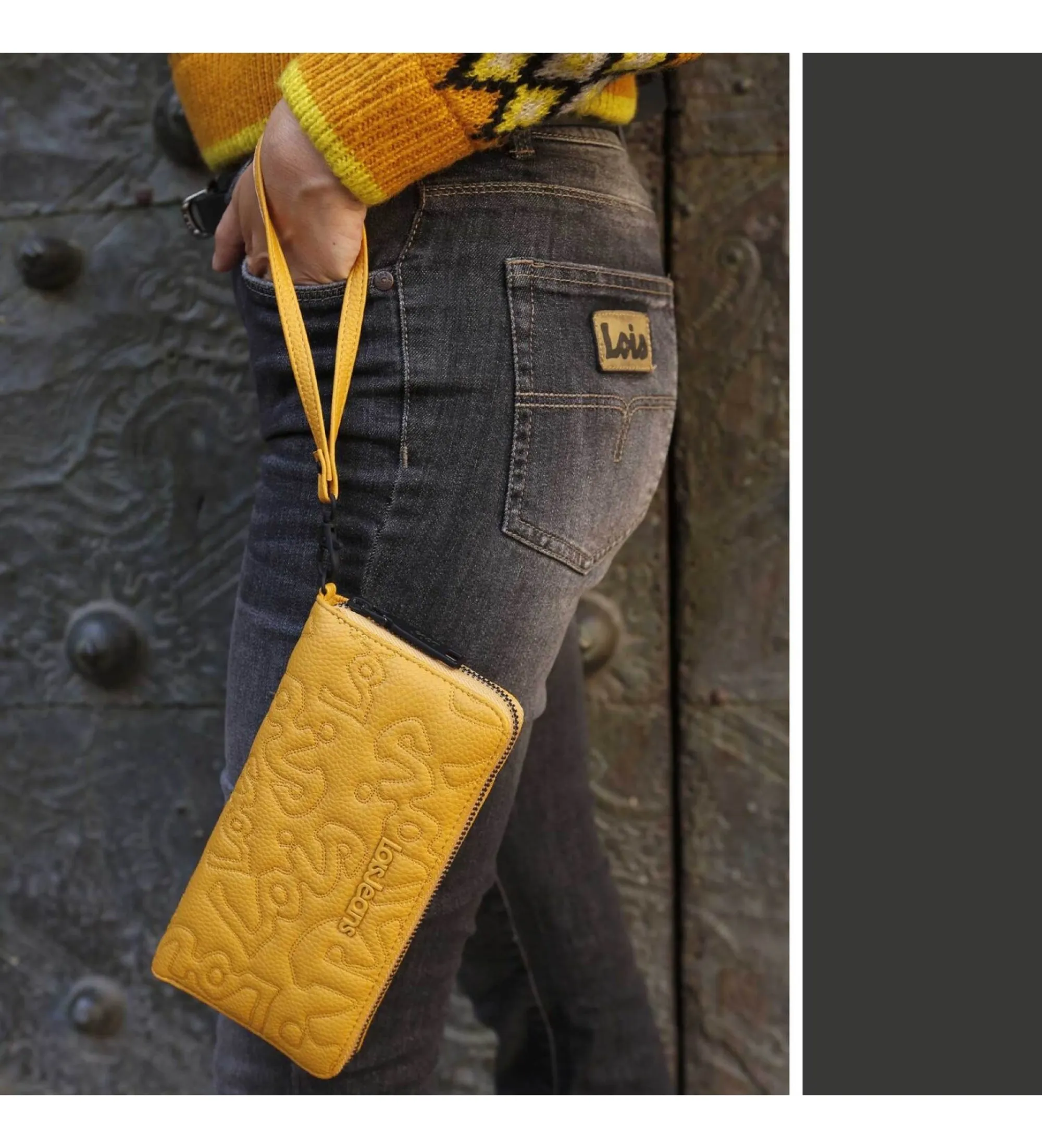 Monedero con asa 315701 amarillo